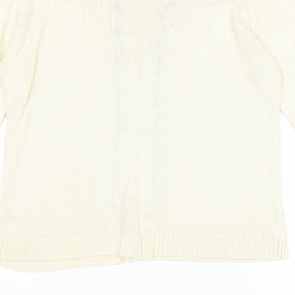 Womens UK Size S EWM Ivory Pullover Jumper