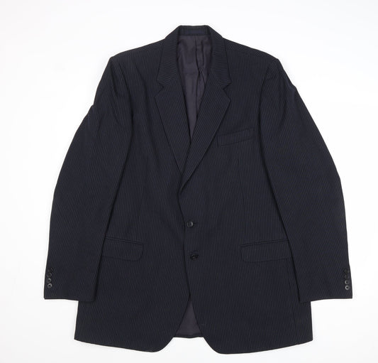 Mens UK Size 44 St Michael Regular Blue Suit Jacket
