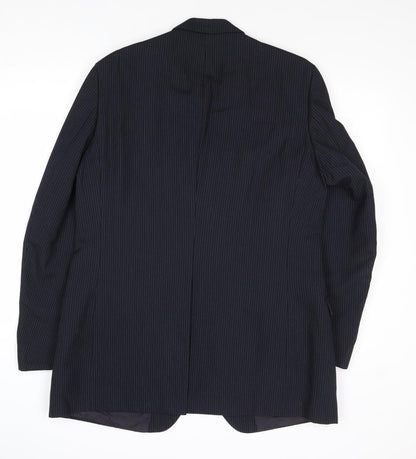 Mens UK Size 44 St Michael Regular Blue Suit Jacket