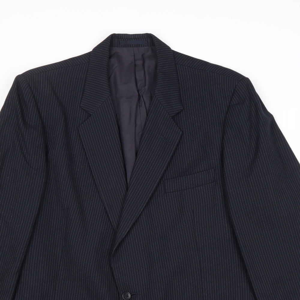 Mens UK Size 44 St Michael Regular Blue Suit Jacket