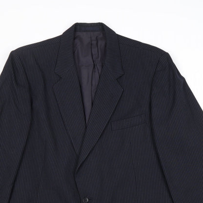 Mens UK Size 44 St Michael Regular Blue Suit Jacket