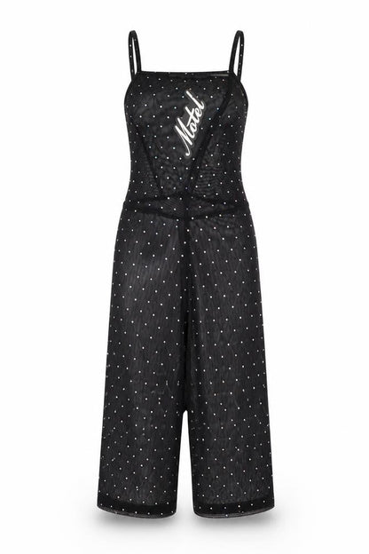 Womens UK Size XS Motel One-Piece Black Jumpsuit