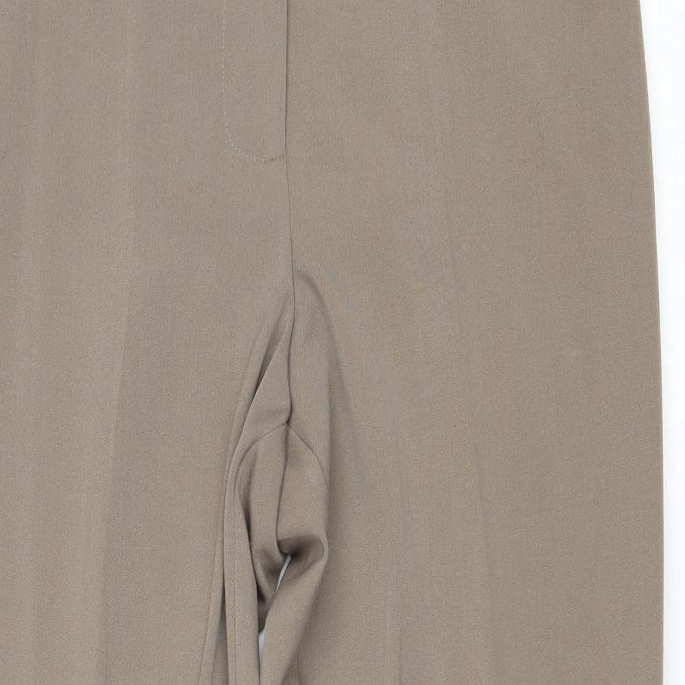 Womens UK Size 32 in Artigiano Regular Fit  Brown Trousers