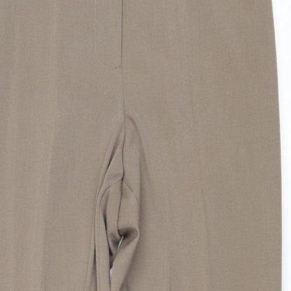 Womens UK Size 32 in Artigiano Regular Fit  Brown Trousers