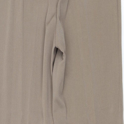Womens UK Size 32 in Artigiano Regular Fit  Brown Trousers