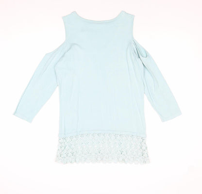 Womens UK Size 12 Very Blue Pullover Jumper