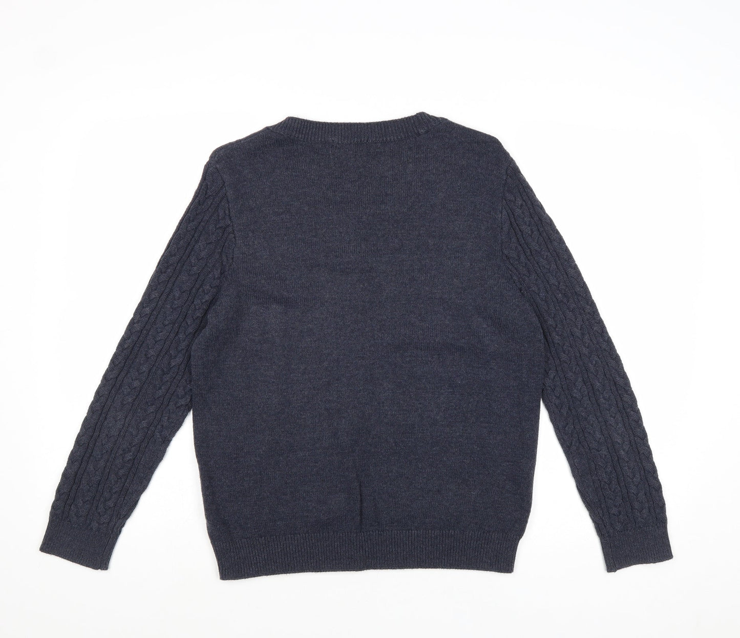 Womens UK Size L H&M Blue Pullover Jumper