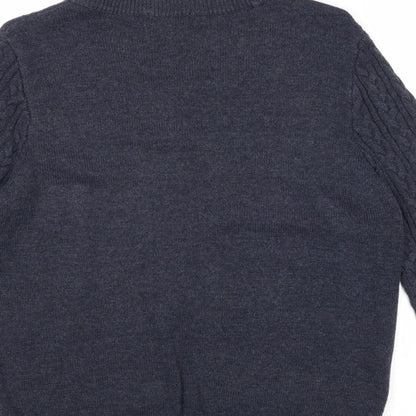 Womens UK Size L H&M Blue Pullover Jumper