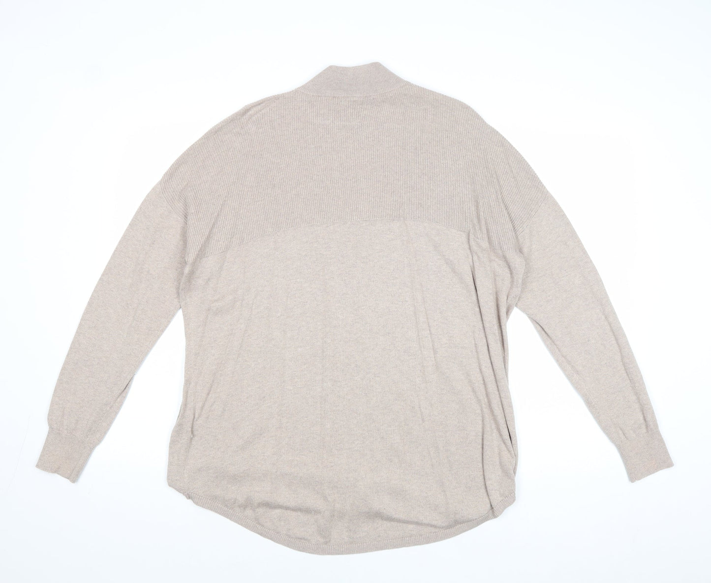 Womens UK Size 10 ASOS Beige Pullover Jumper