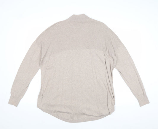 Womens UK Size 10 ASOS Beige Pullover Jumper