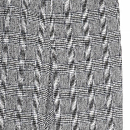 Womens UK Size 8 Marks and Spencer Regular Fit Carrot Grey Trousers