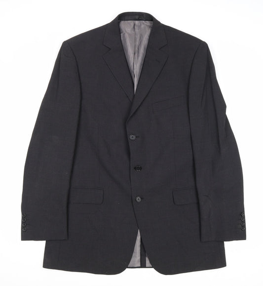 Mens UK Size 42 Marks and Spencer Regular Grey Suit Jacket