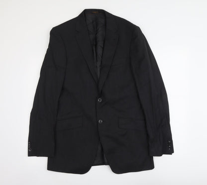Mens UK Size L Simon Carter Regular Grey Suit Jacket