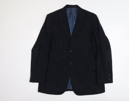 Mens UK Size M Marks and Spencer Regular Blue Suit Jacket