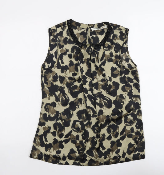 Womens UK Size M Clements Ribeiro Beige Basic Tank