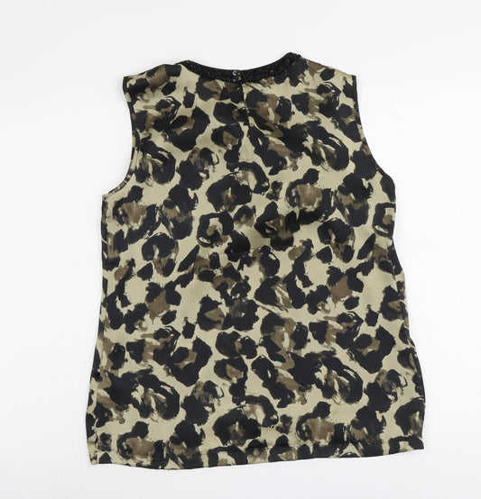 Womens UK Size M Clements Ribeiro Beige Basic Tank