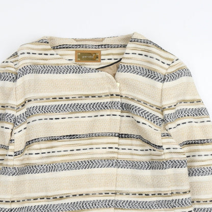 Womens UK Size 10 Per Una Beige Jacket