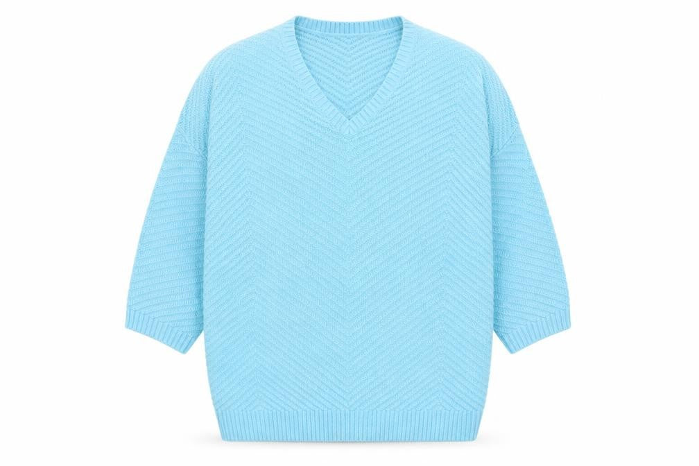 Womens UK Size M Bonmarché Blue Pullover Jumper