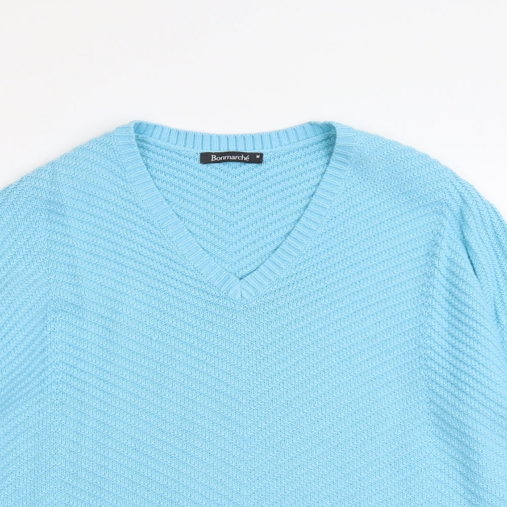 Womens UK Size M Bonmarché Blue Pullover Jumper