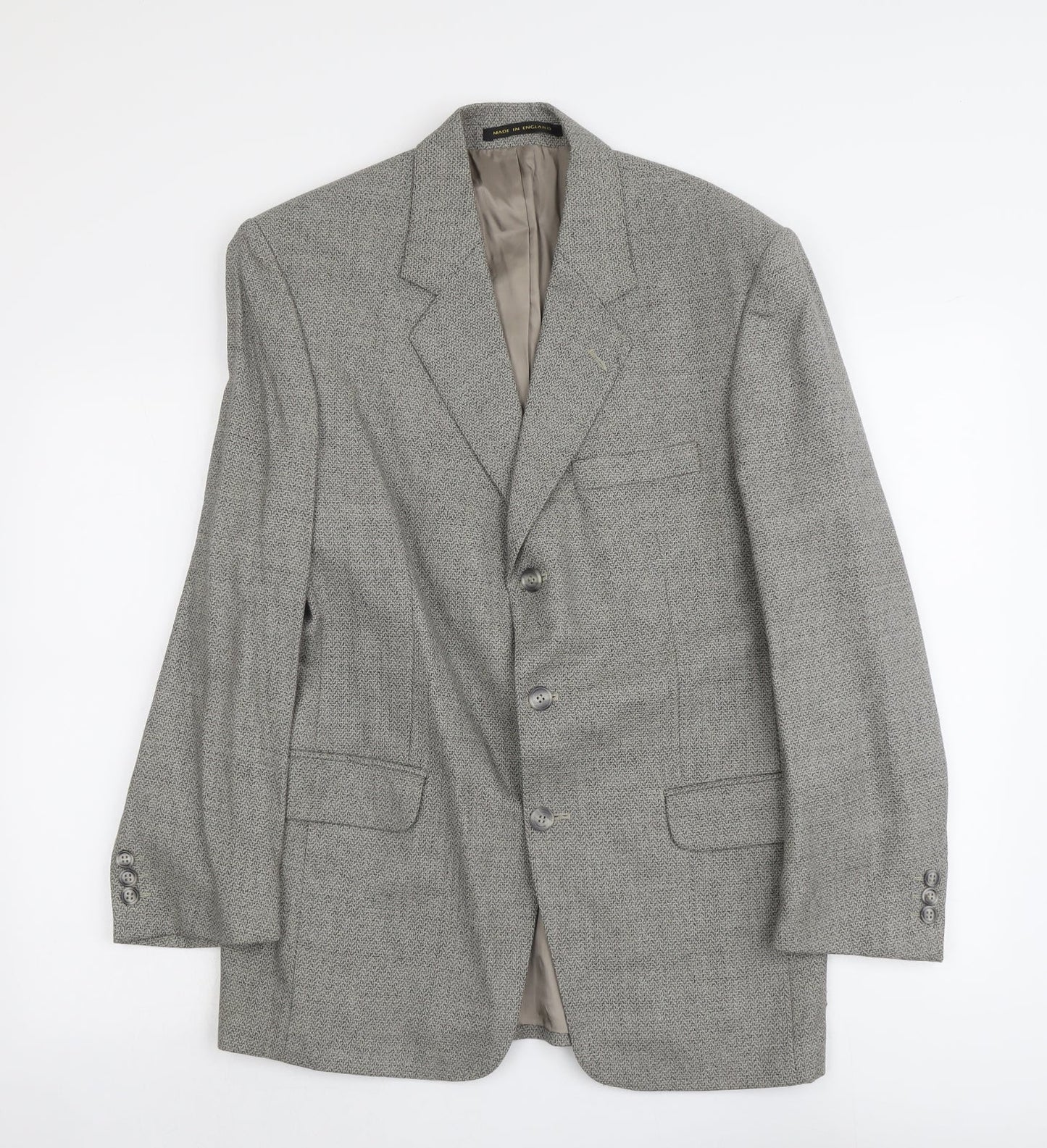 Mens UK Size M James Barry Regular Grey Suit Jacket