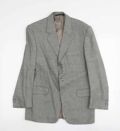 Mens UK Size M James Barry Regular Grey Suit Jacket