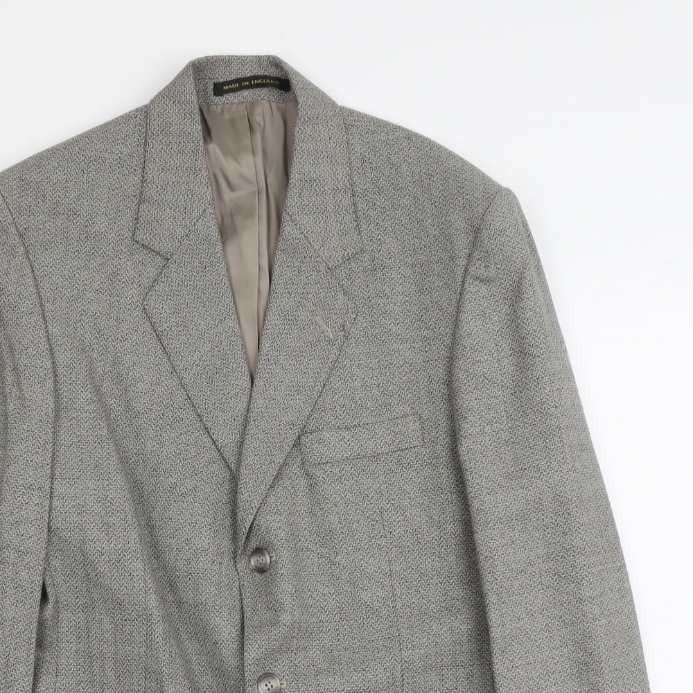 Mens UK Size M James Barry Regular Grey Suit Jacket