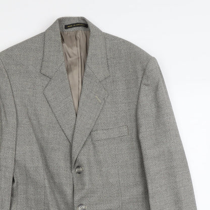 Mens UK Size M James Barry Regular Grey Suit Jacket
