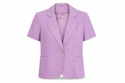 Womens UK Size 12 Anna Rose Regular Purple Blazer