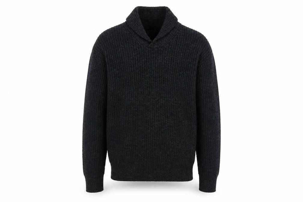 Mens UK Size M Petroleum Grey Pullover Jumper