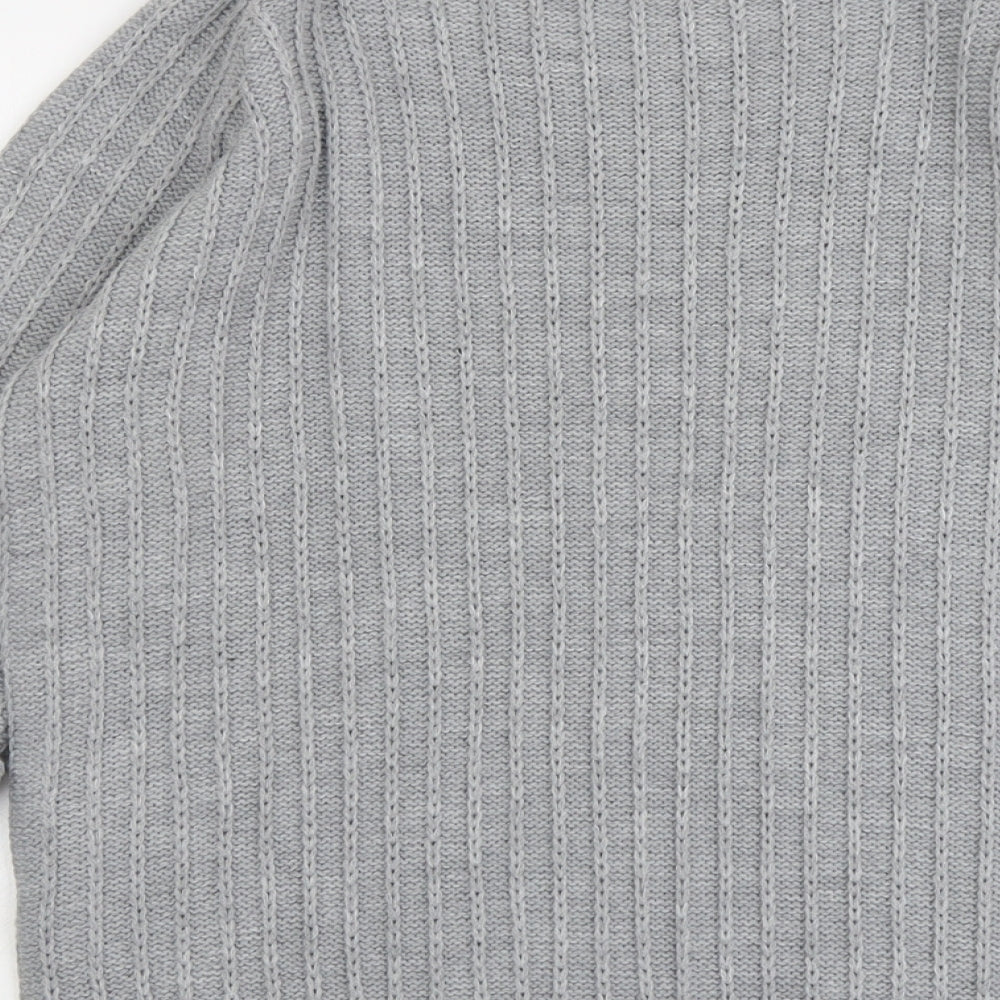 Womens UK Size L Tru Collection Grey Pullover Jumper