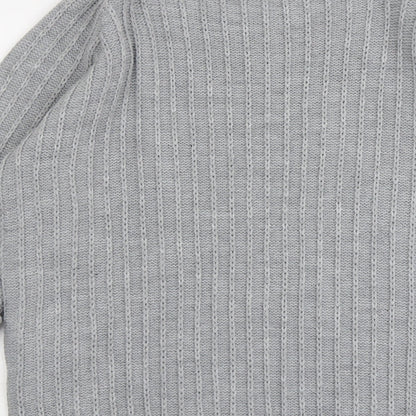 Womens UK Size L Tru Collection Grey Pullover Jumper