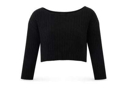 Womens UK Size L Boohoo Black Pullover Jumper