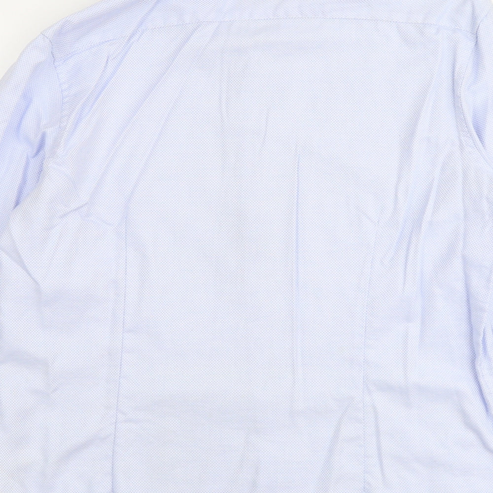 Mens UK Size M Burton Blue  Button-Up Long Sleeve Casual Shirt