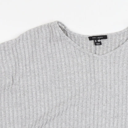 Womens UK Size S New Look Grey Pullover Jumper