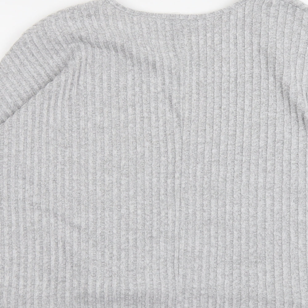 Womens UK Size S New Look Grey Pullover Jumper