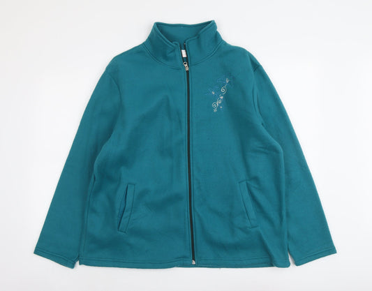Womens UK Size L Anne De Lancay Blue Jacket