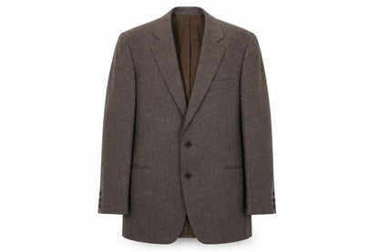 San Marco Mens Brown Geometric Polyester Jacket Blazer Size M Regular