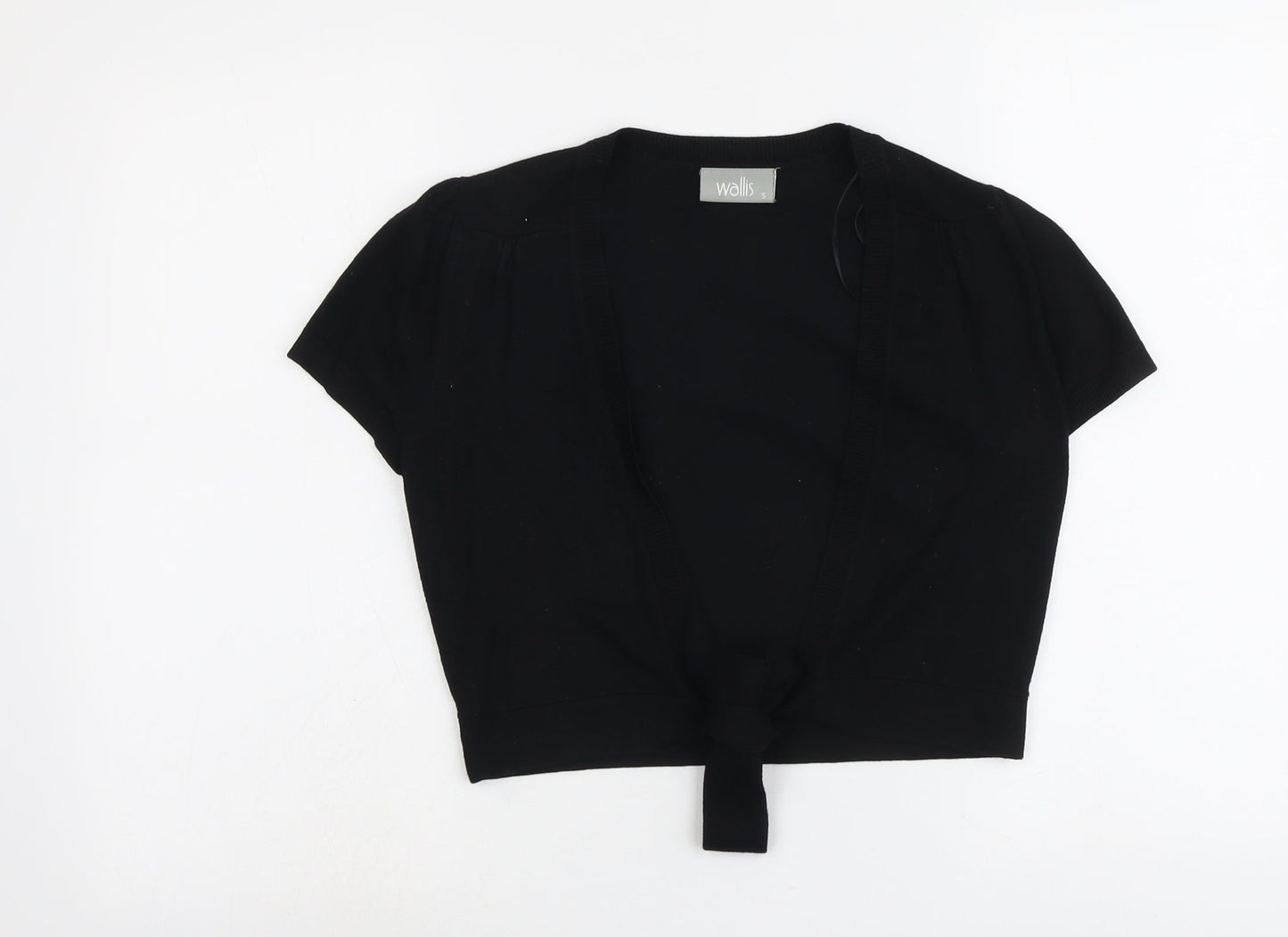 Womens UK Size S Wallis Black Cardigan Jumper