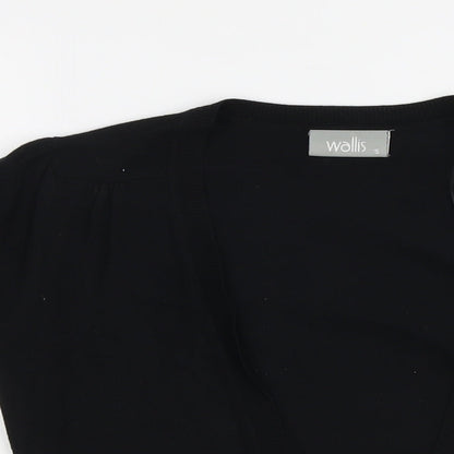Womens UK Size S Wallis Black Cardigan Jumper