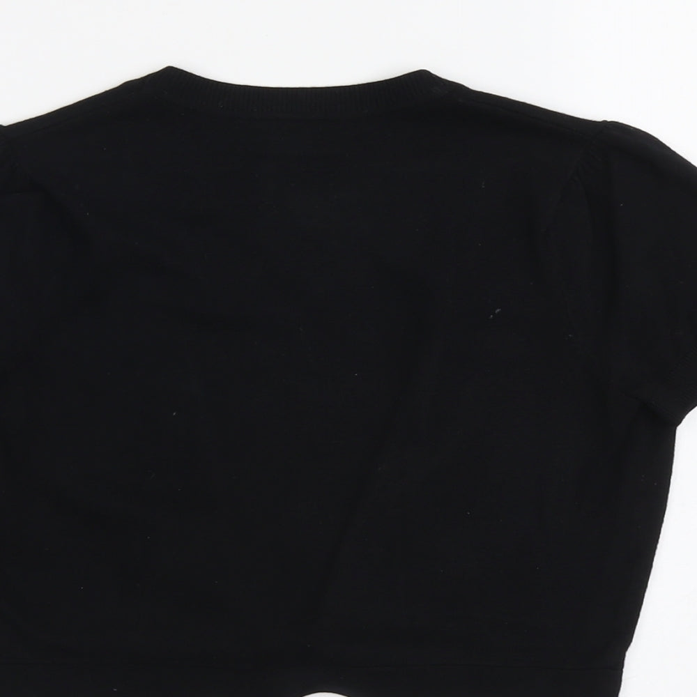 Womens UK Size S Wallis Black Cardigan Jumper