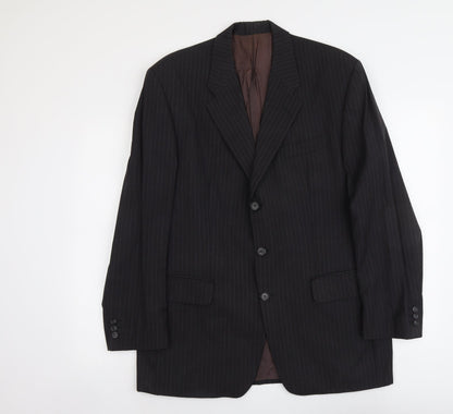 Mens UK Size L Reda Regular Blue Suit Jacket