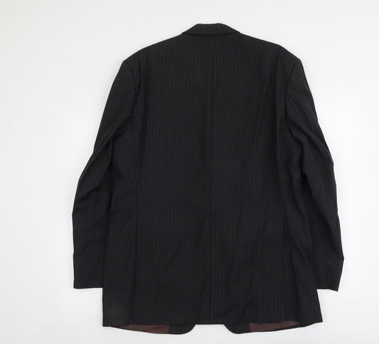 Mens UK Size L Reda Regular Blue Suit Jacket