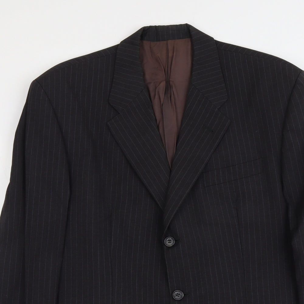 Mens UK Size L Reda Regular Blue Suit Jacket
