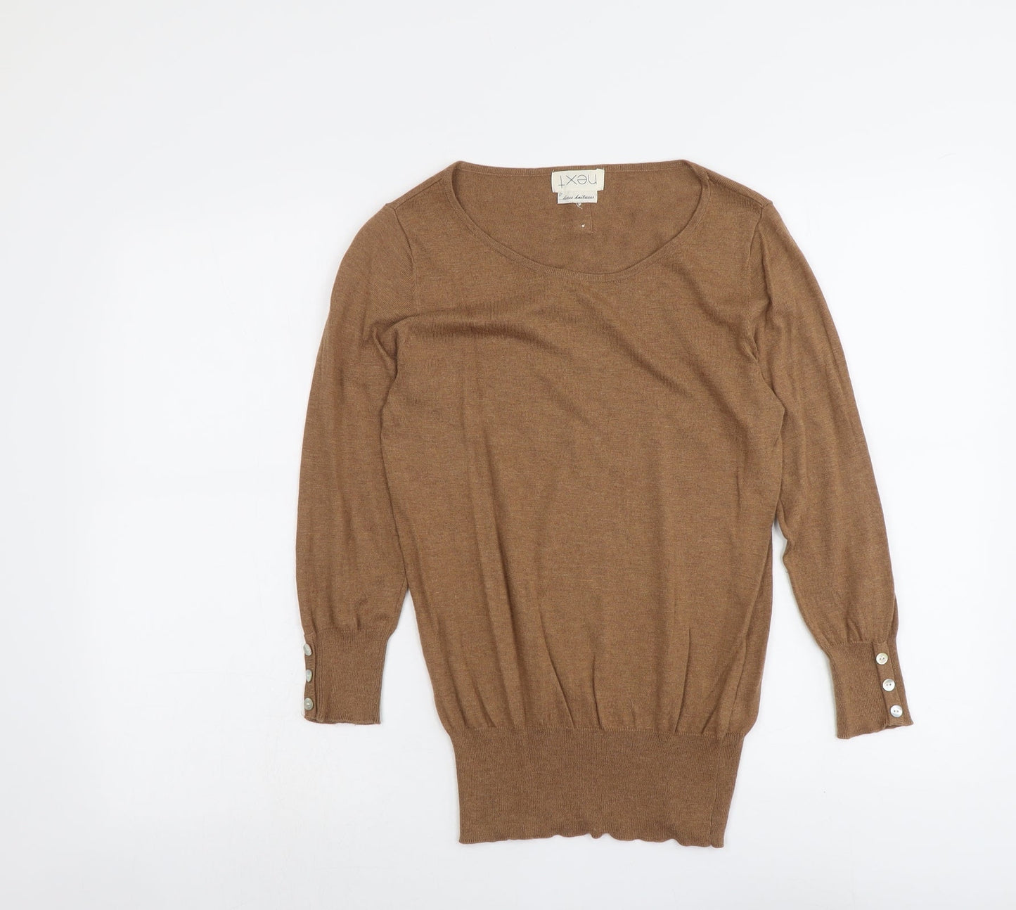 Womens UK Size 8 NEXT Brown Pullover Jumper