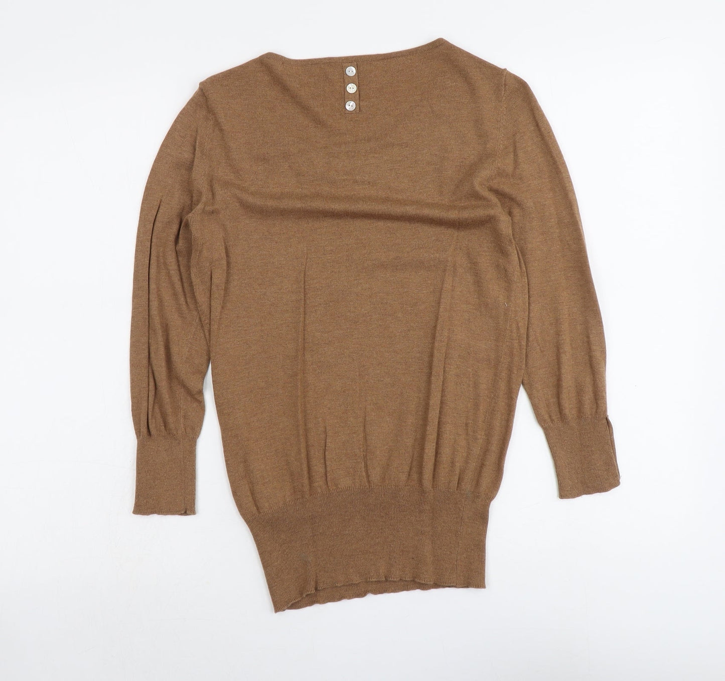 Womens UK Size 8 NEXT Brown Pullover Jumper