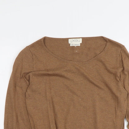 Womens UK Size 8 NEXT Brown Pullover Jumper