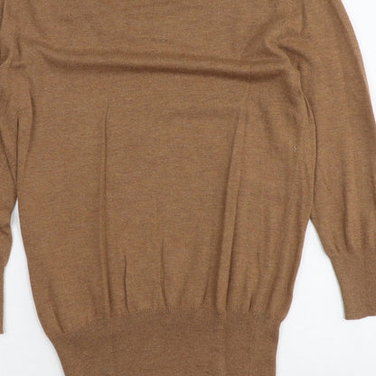Womens UK Size 8 NEXT Brown Pullover Jumper