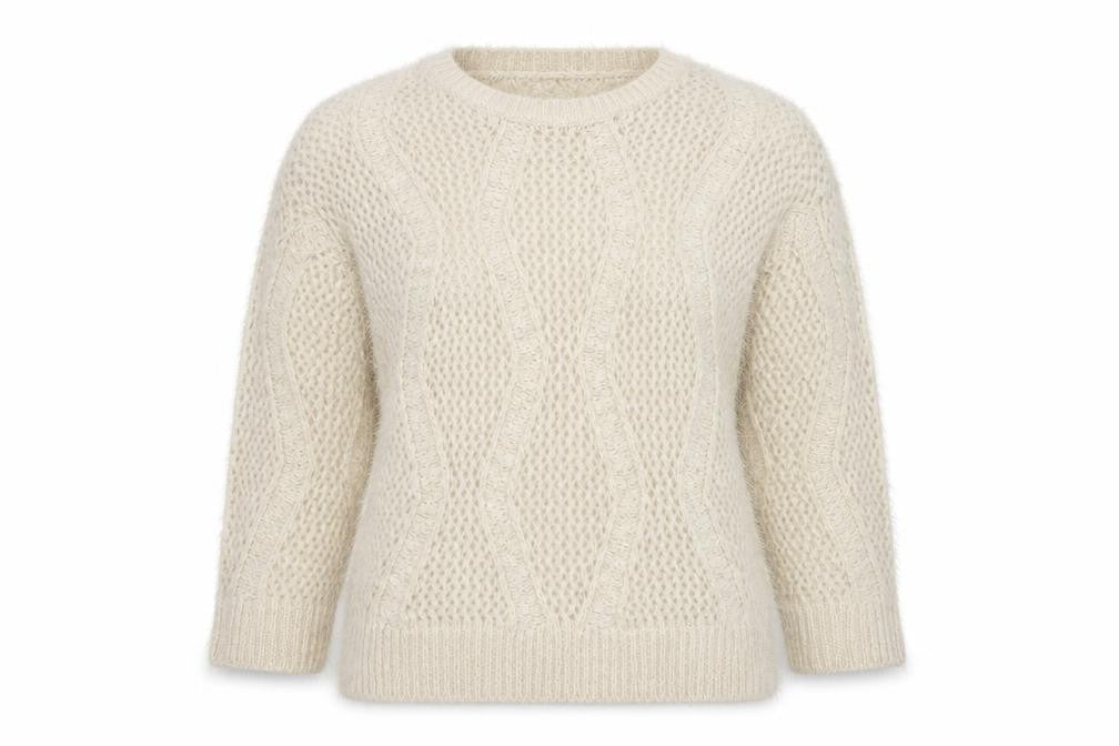 Womens UK Size 16 Marks and Spencer Beige Pullover Jumper
