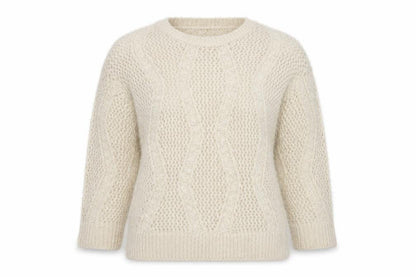 Womens UK Size 16 Marks and Spencer Beige Pullover Jumper