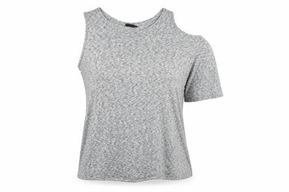 Womens UK Size 10 Topshop Grey Basic Blouse